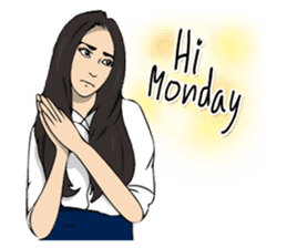 Hilariously fabulous ( Office girl ) sticker #12542004