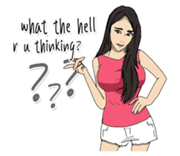 Hilariously fabulous ( Office girl ) sticker #12542009