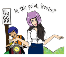 Hilariously fabulous ( Office girl ) sticker #12542012