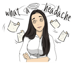 Hilariously fabulous ( Office girl ) sticker #12542017