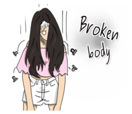 Hilariously fabulous ( Office girl ) sticker #12542025