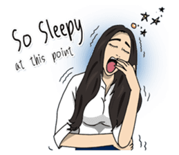 Hilariously fabulous ( Office girl ) sticker #12542028