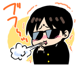 Quartet of good friends sticker #12542699