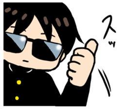 Quartet of good friends sticker #12542704