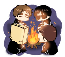 Quartet of good friends sticker #12542732