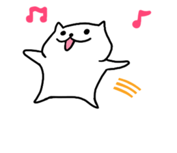White dog Ponta sticker #12544583