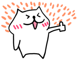 White dog Ponta sticker #12544584