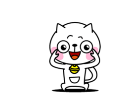 The cat soul moves sticker #12545477