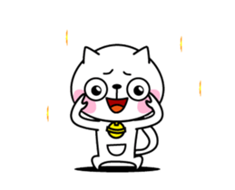 The cat soul moves sticker #12545489