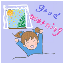 cat and girl part9 sticker #12545616