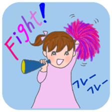 cat and girl part9 sticker #12545624