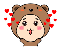 Bear Elly's daily life - NO2. sticker #12545736