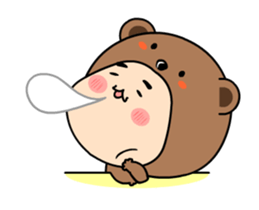 Bear Elly's daily life - NO2. sticker #12545741