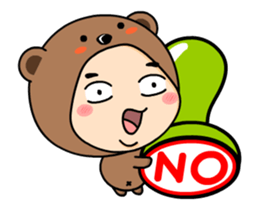 Bear Elly's daily life - NO2. sticker #12545751