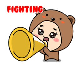 Bear Elly's daily life - NO2. sticker #12545754