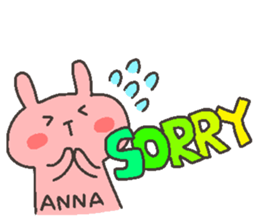 ANNA chan 4 sticker #12546095