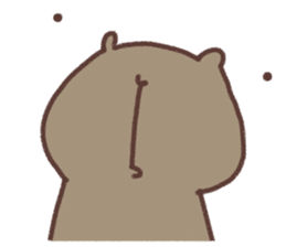 Wombat and chick. sticker #12546356