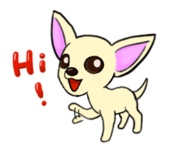 Sweetheart~the Big Ears Chihuahua sticker #12546470