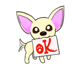 Sweetheart~the Big Ears Chihuahua sticker #12546472
