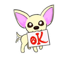 Sweetheart~the Big Ears Chihuahua sticker #12546472