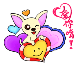 Sweetheart~the Big Ears Chihuahua sticker #12546476