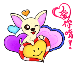 Sweetheart~the Big Ears Chihuahua sticker #12546476