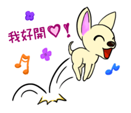 Sweetheart~the Big Ears Chihuahua sticker #12546478