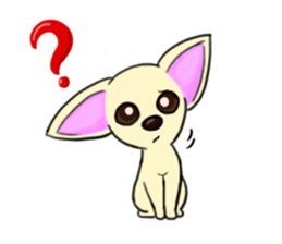 Sweetheart~the Big Ears Chihuahua sticker #12546479