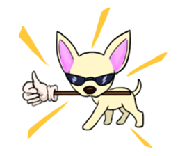 Sweetheart~the Big Ears Chihuahua sticker #12546484
