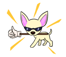 Sweetheart~the Big Ears Chihuahua sticker #12546484