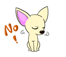 Sweetheart~the Big Ears Chihuahua sticker #12546487