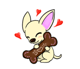 Sweetheart~the Big Ears Chihuahua sticker #12546507