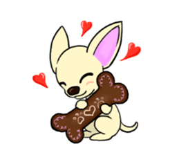 Sweetheart~the Big Ears Chihuahua sticker #12546507