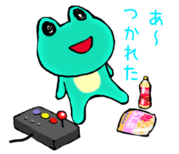 Haughty frog 3 sticker #12546523