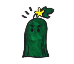 funny cucumber sticker #12546987