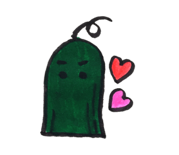 funny cucumber sticker #12546988
