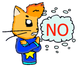 With adorable cats and dogs sticker #12547238