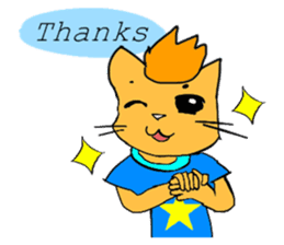 With adorable cats and dogs sticker #12547240