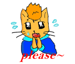 With adorable cats and dogs sticker #12547244