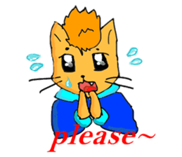 With adorable cats and dogs sticker #12547244