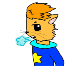 With adorable cats and dogs sticker #12547248