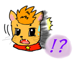 With adorable cats and dogs sticker #12547250