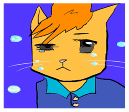 With adorable cats and dogs sticker #12547254