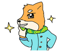 With adorable cats and dogs sticker #12547256