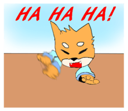 With adorable cats and dogs sticker #12547264