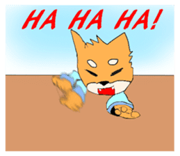 With adorable cats and dogs sticker #12547264