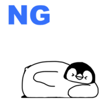 Motchiri Penguin sticker #12547367