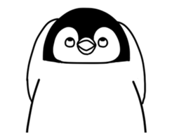 Motchiri Penguin sticker #12547384