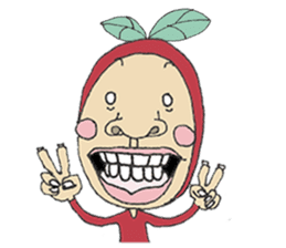 APPLE BOY & FRIENDS sticker #12547905