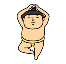 Move!Sumo wrestler sticker #12548254